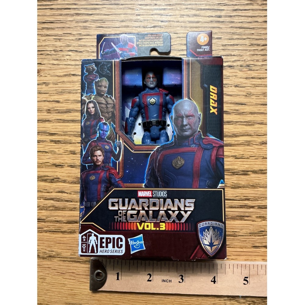Marvel Guardians of the Galaxy Vol 3 Drax Epic Hero Series 4 Inch Action Figure